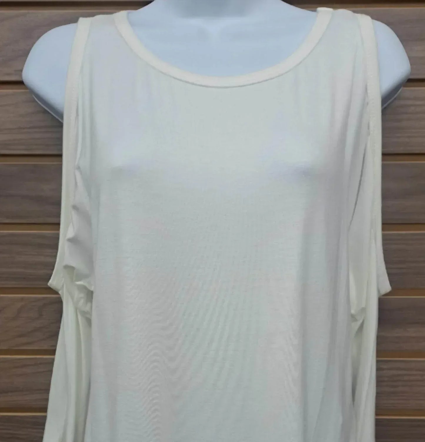 Gorilla Cat - Women's Cold Shoulder 3/4 Sleeve Top - Rack Hunt