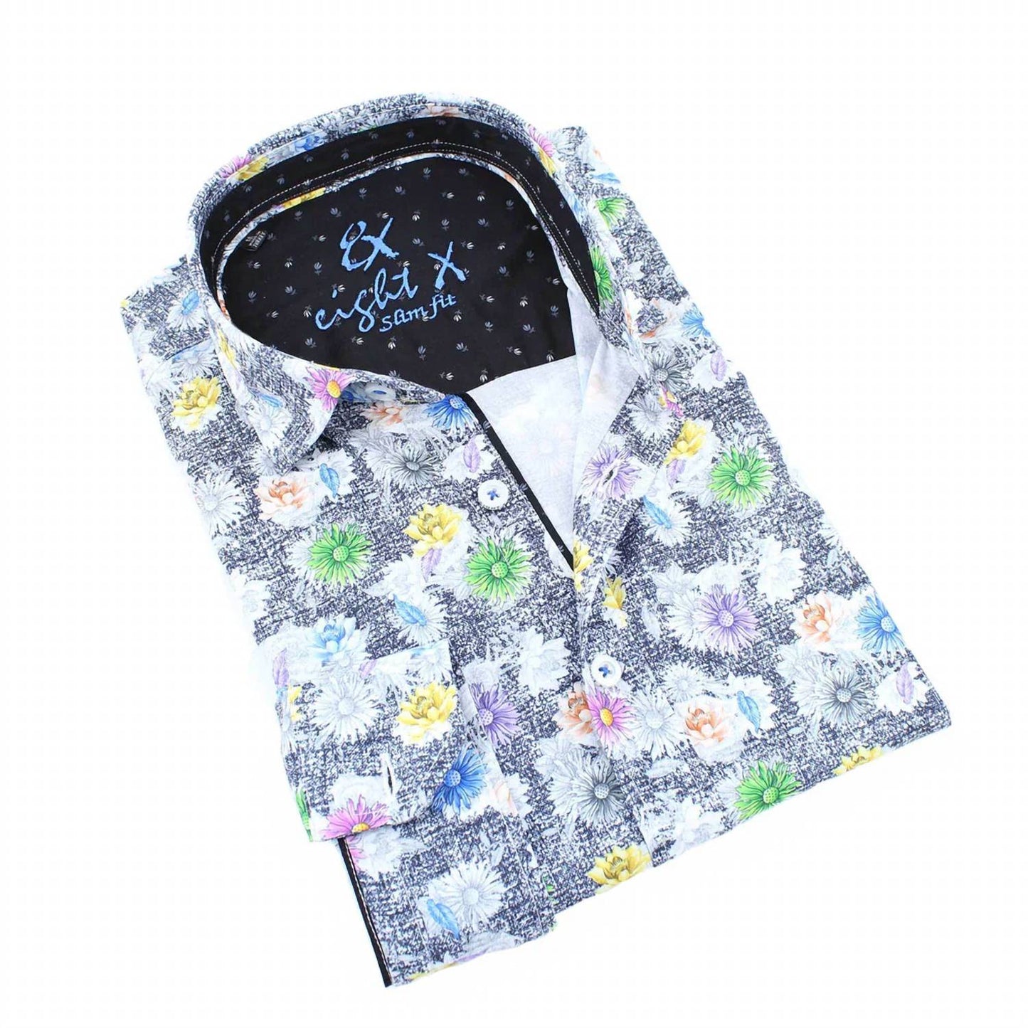 Static Floral Button Down Shirt