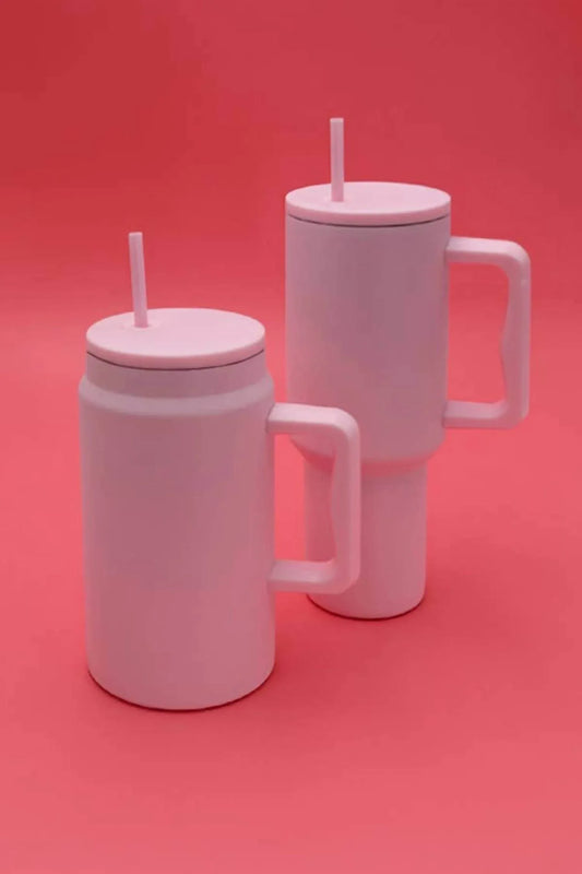 Wall to Wall - Large Stainless Steel Tumbler 50 oz Pink - Rack Hunt