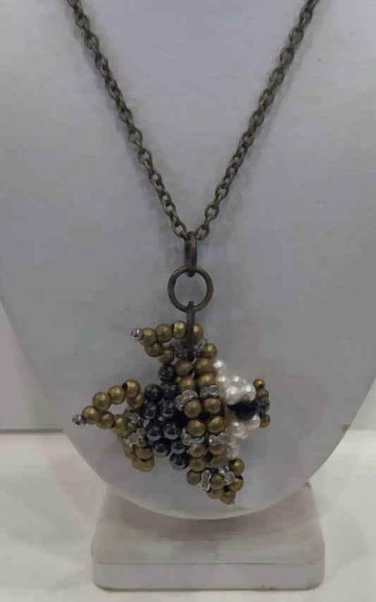 Pam Hiran - Women's Hematite Necklace - Rack Hunt