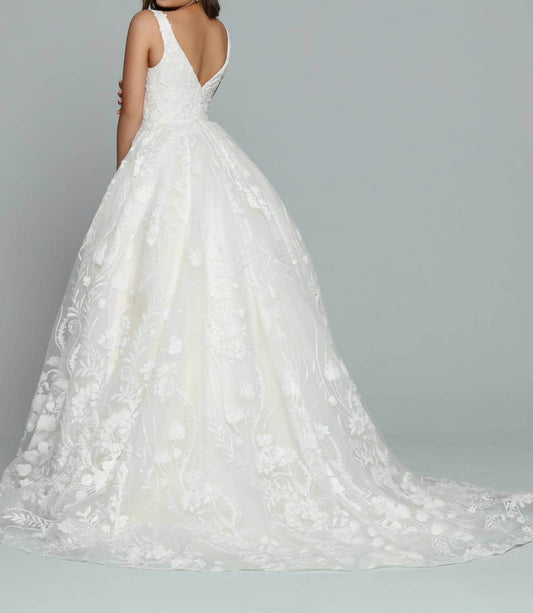 DaVinci Bridal - Glitter Tulle Ball Gown - Rack Hunt -