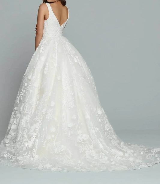 DaVinci Bridal - Glitter Tulle Ball Gown - Rack Hunt