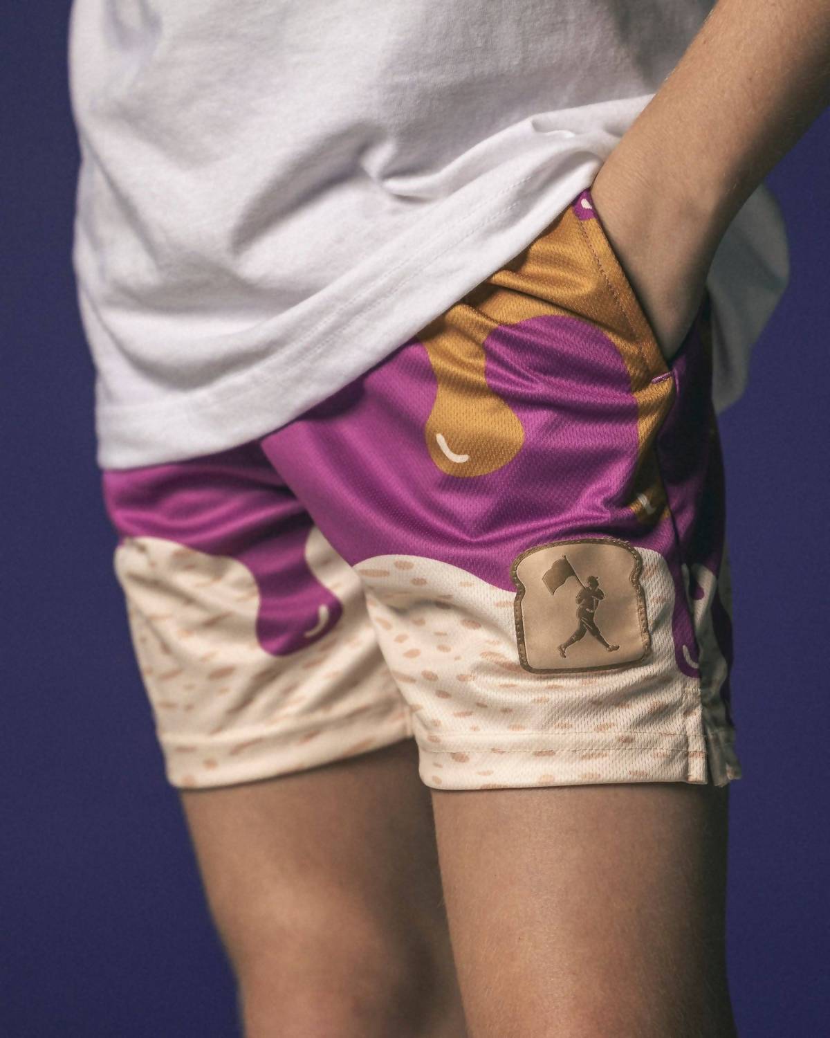 Girls Youth Pb & Jammed Diamond Air Mesh Shorts