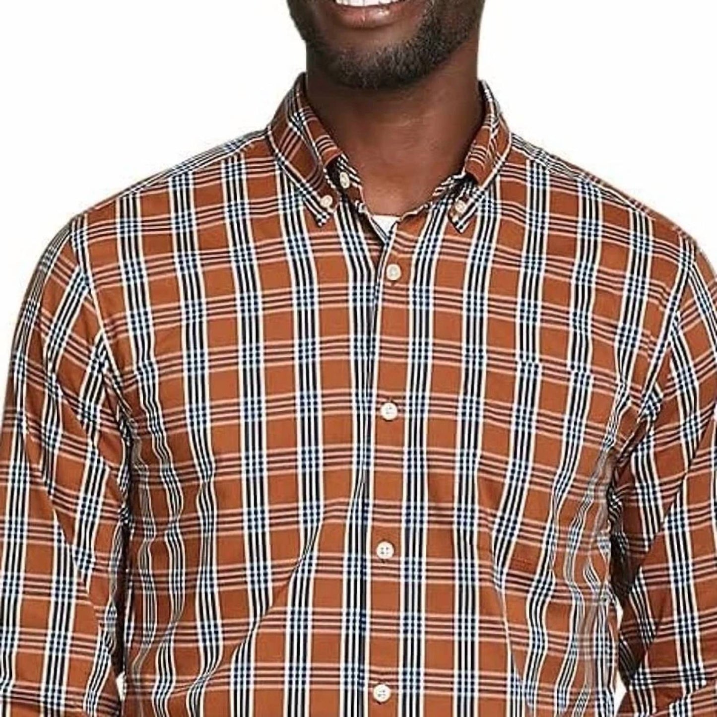 Plaid Long Sleeve Getaway Flex Button Down Shirt