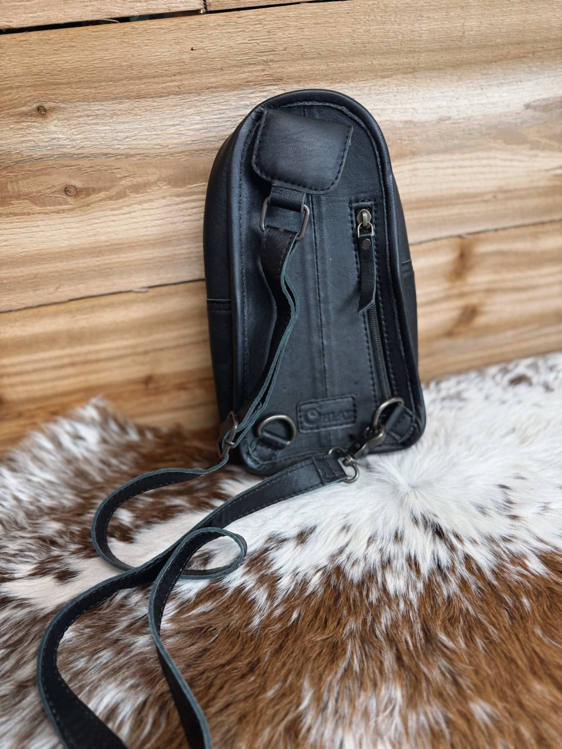 Women's Tooled Crossbody Bag