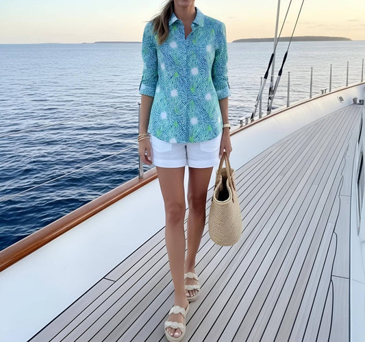 Nancy Three Quarter Sleeve Shirt