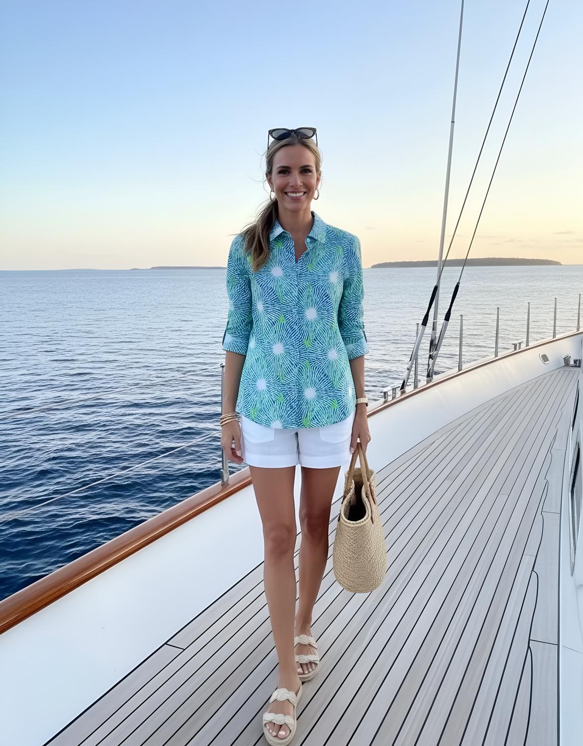 Nancy Three Quarter Sleeve Shirt