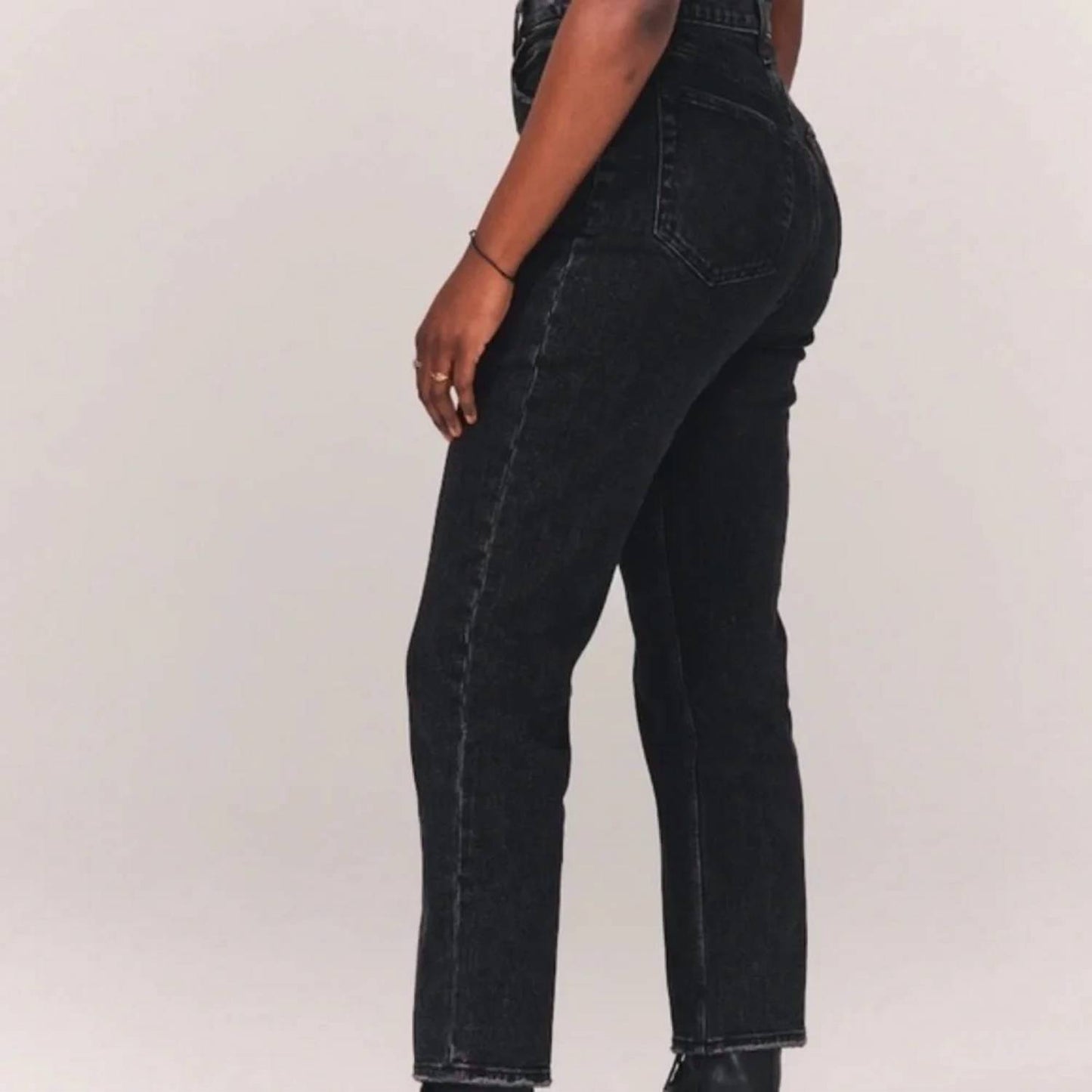 Ultra High Rise Ankle Straight Jeans