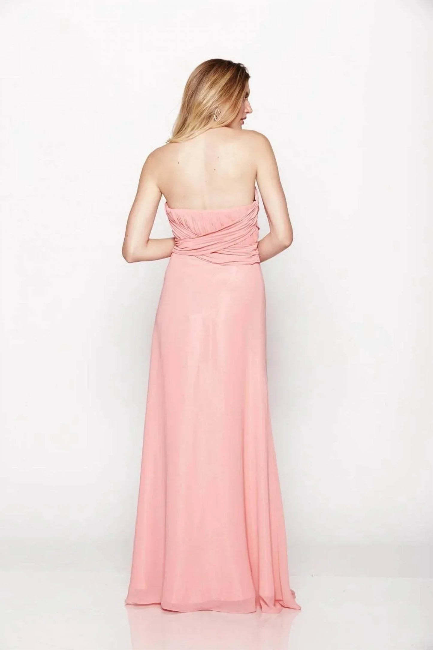 Milano Formals - Serenity Drape Strapless Gown - Rack Hunt