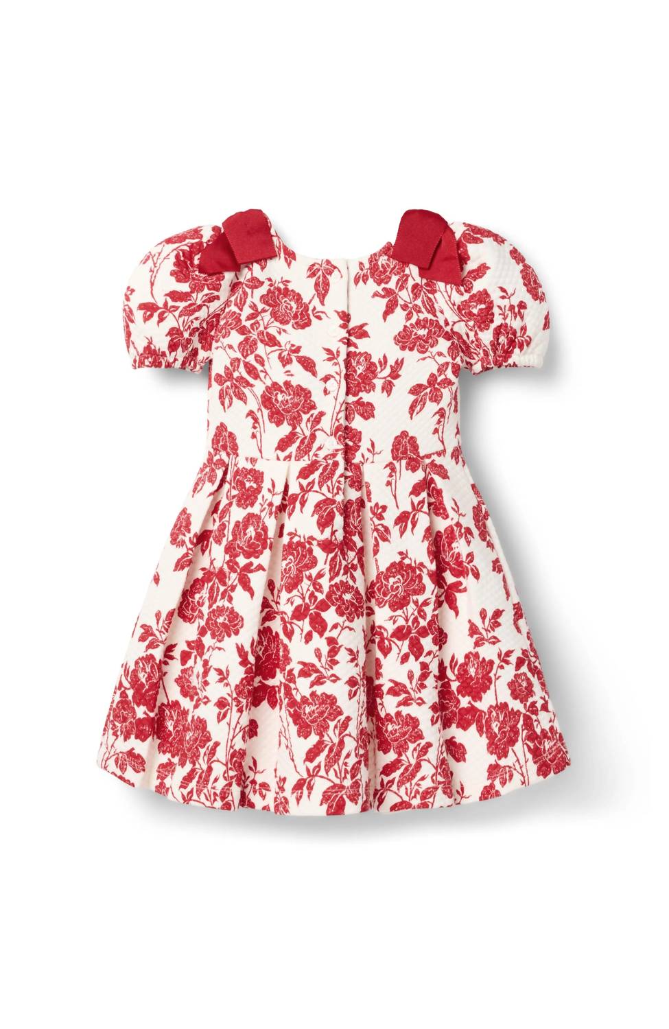 Girl's Floral Quilted Dress
