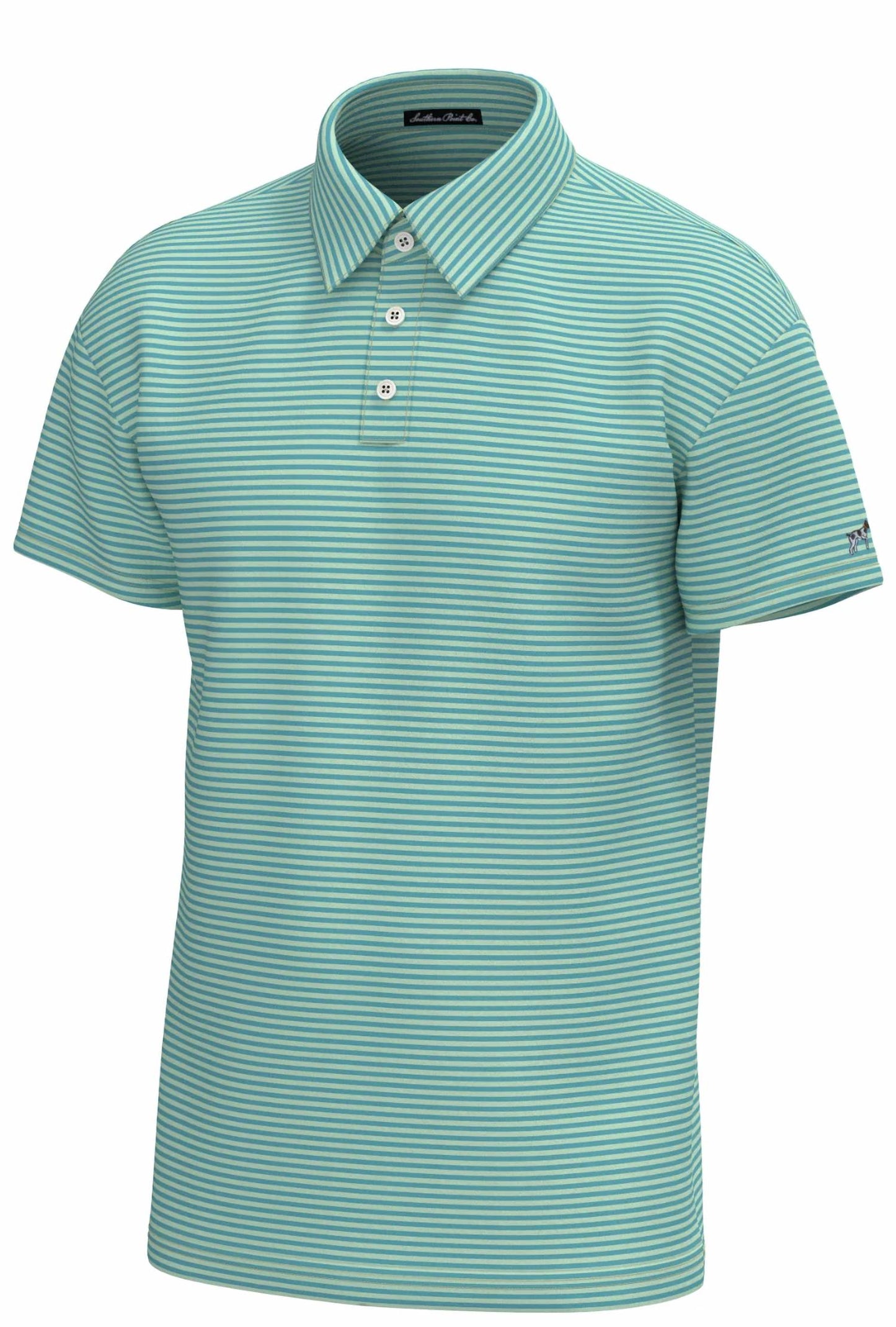 Men's Morgan Stripe Performance Polo