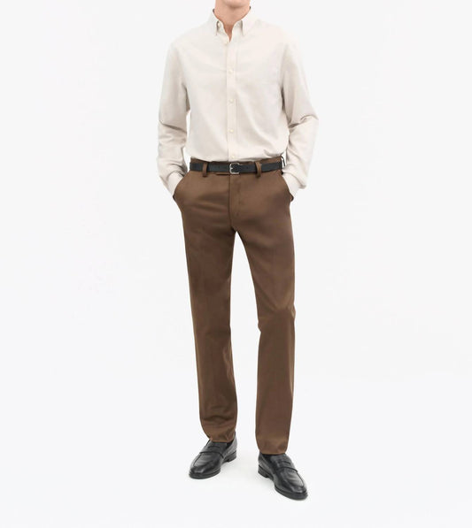 Tenuta C Cotton Mid Rise Straight Chinos
