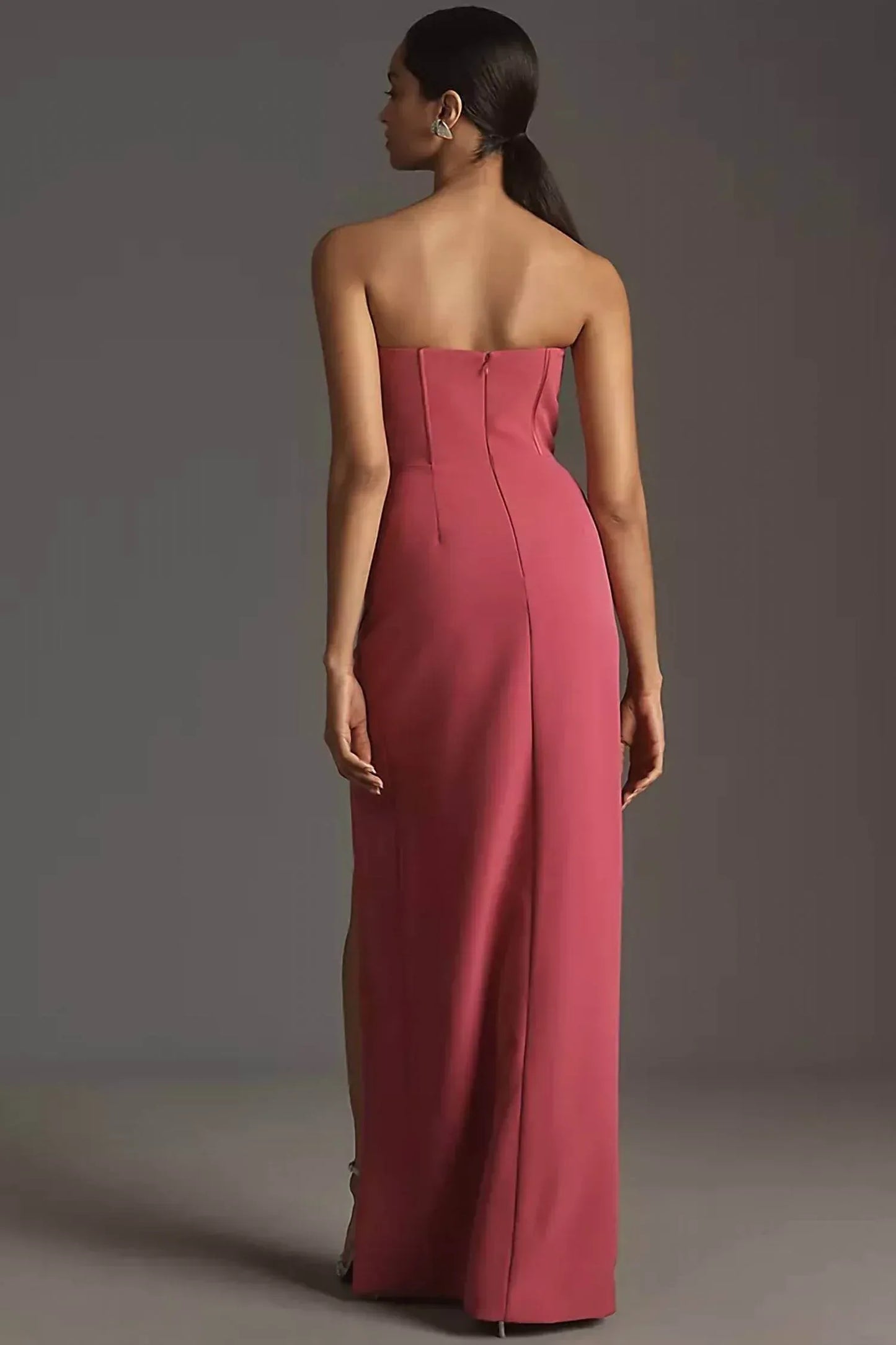 ML Monique Lhuillier - Women's Stella Strapless Long Dress - Rack Hunt