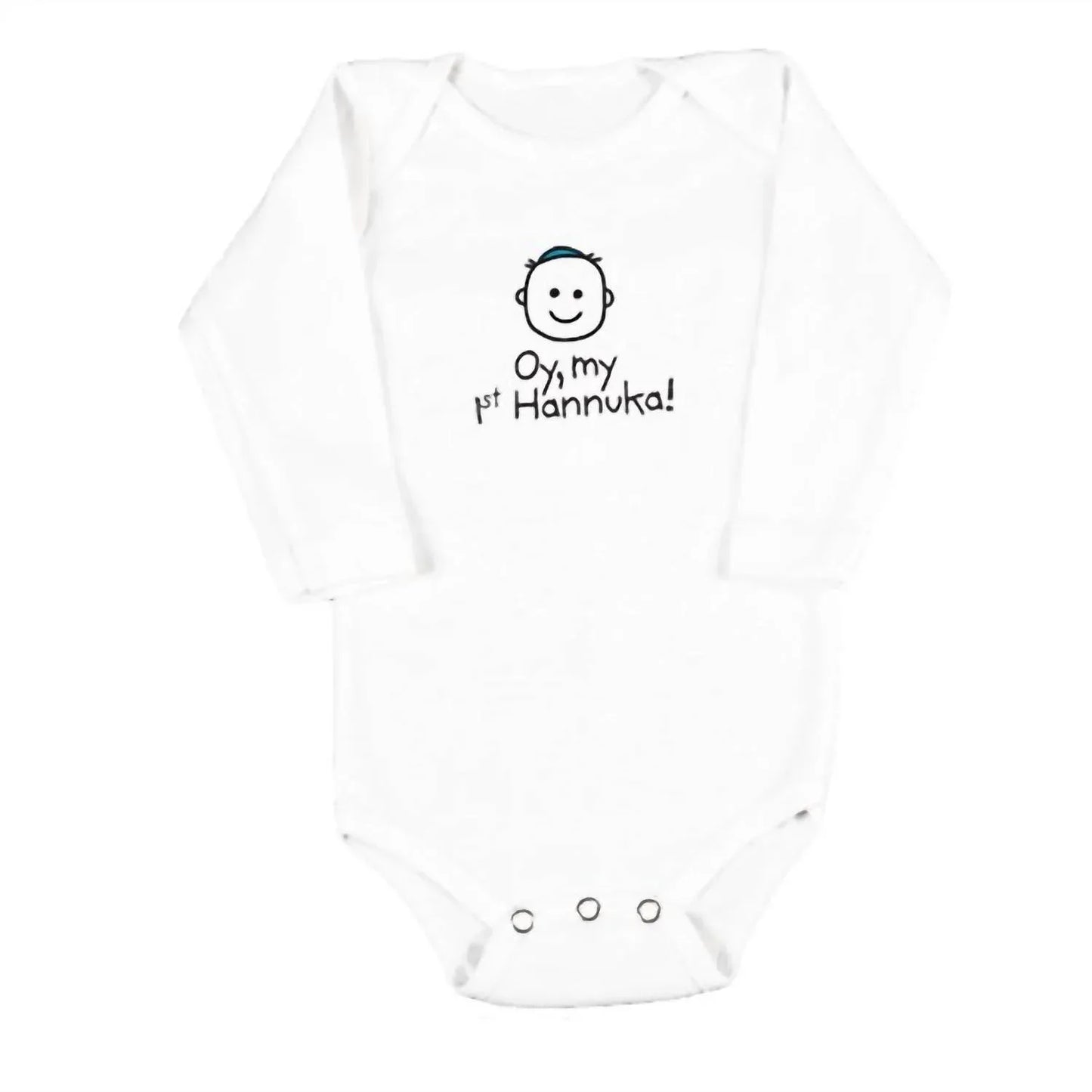 HelloEveryWear - Baby Boys Oy, My 1st Hannuka Onesie - Rack Hunt