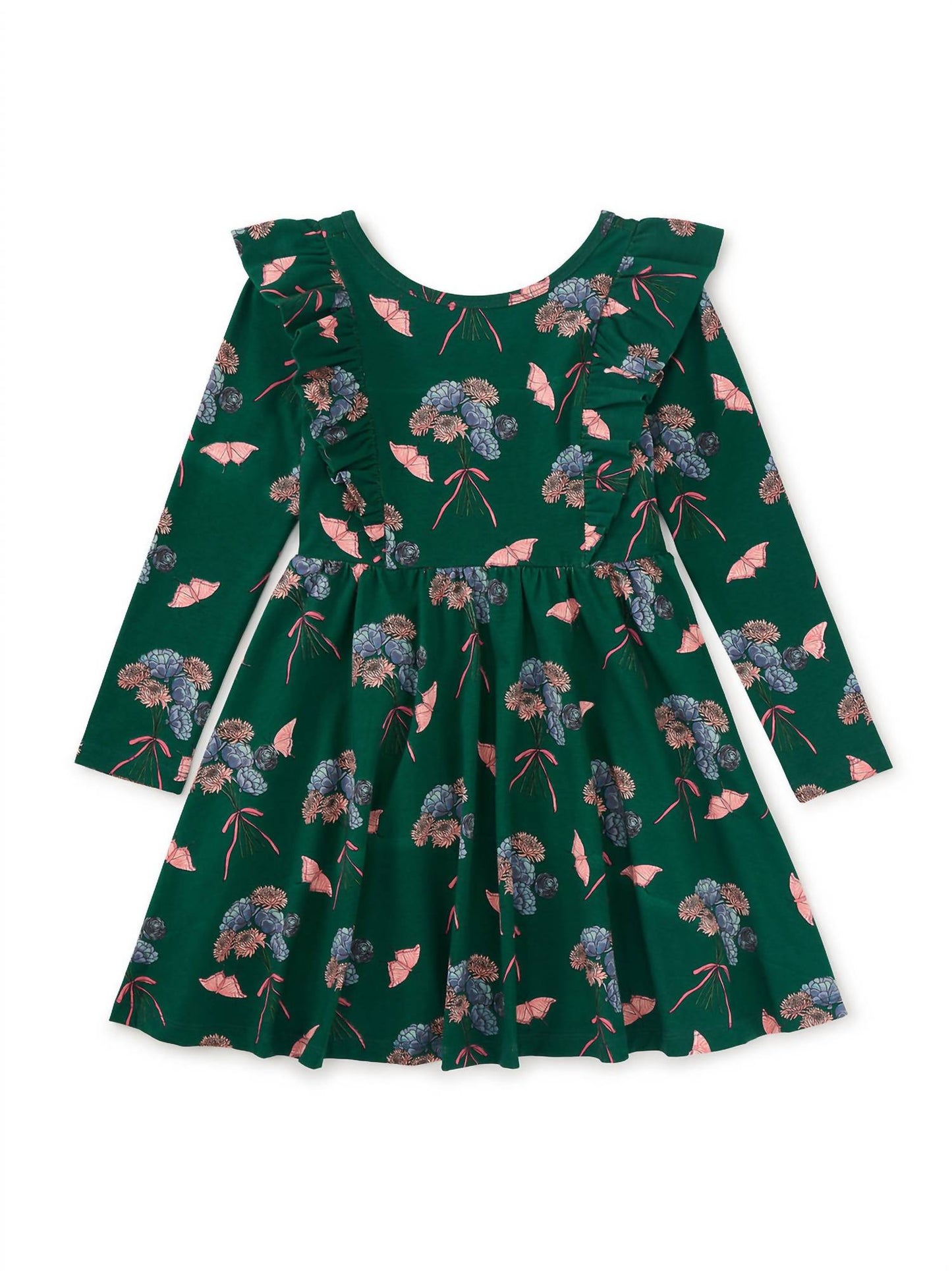 Ruffle Shoulder Ballet Dress
