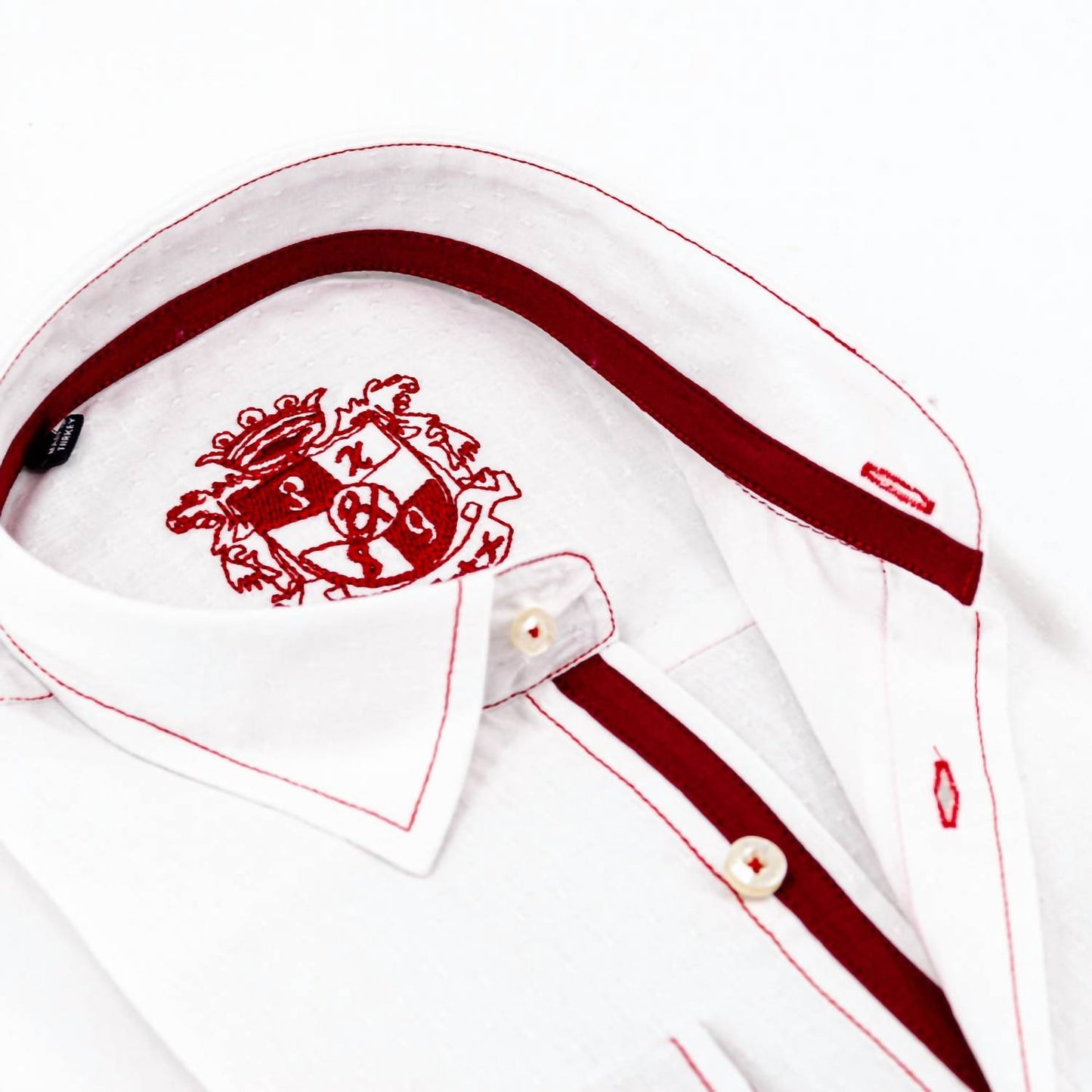 Jacquard V Shirt With Pocket