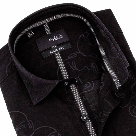 Faces Button Down Shirt