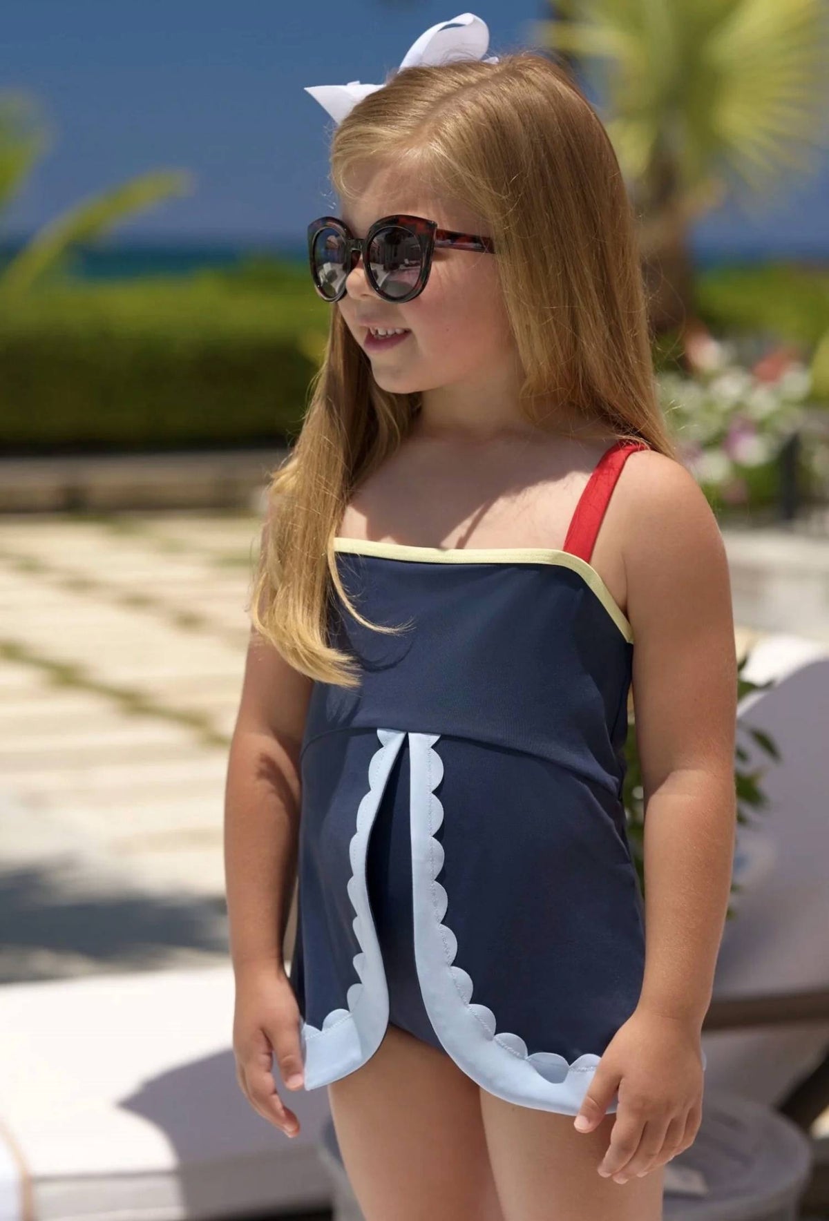 Girl's Straford Scallop Swim
