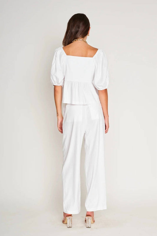 Gemma High-low Peplum Top