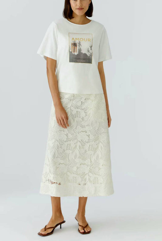 Lace Midi Skirt