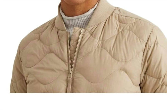 Down Puffer Bomber Jacket - Plus