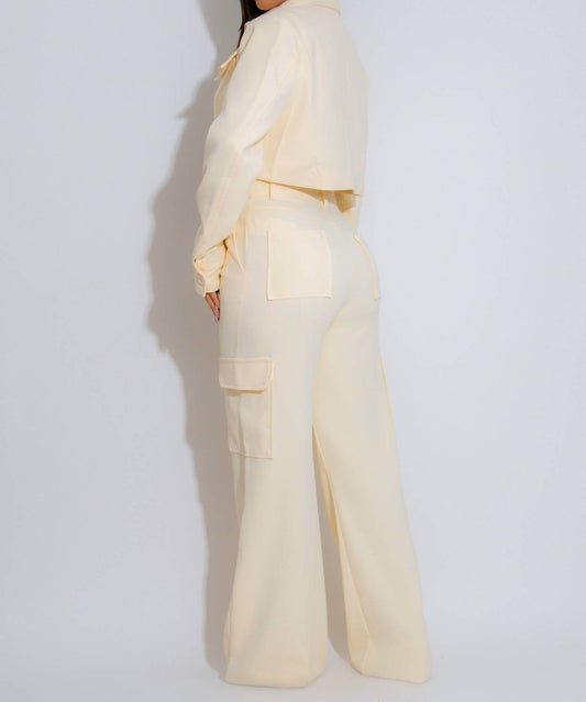 Diva - Luxe Utility Cargo Pant Set - Rack Hunt -