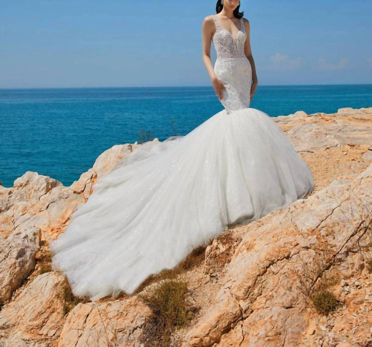 Beaded Mermaid Bridal Gown