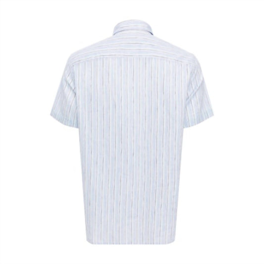 Men's Multi Stripe Short Sleeve Shirt