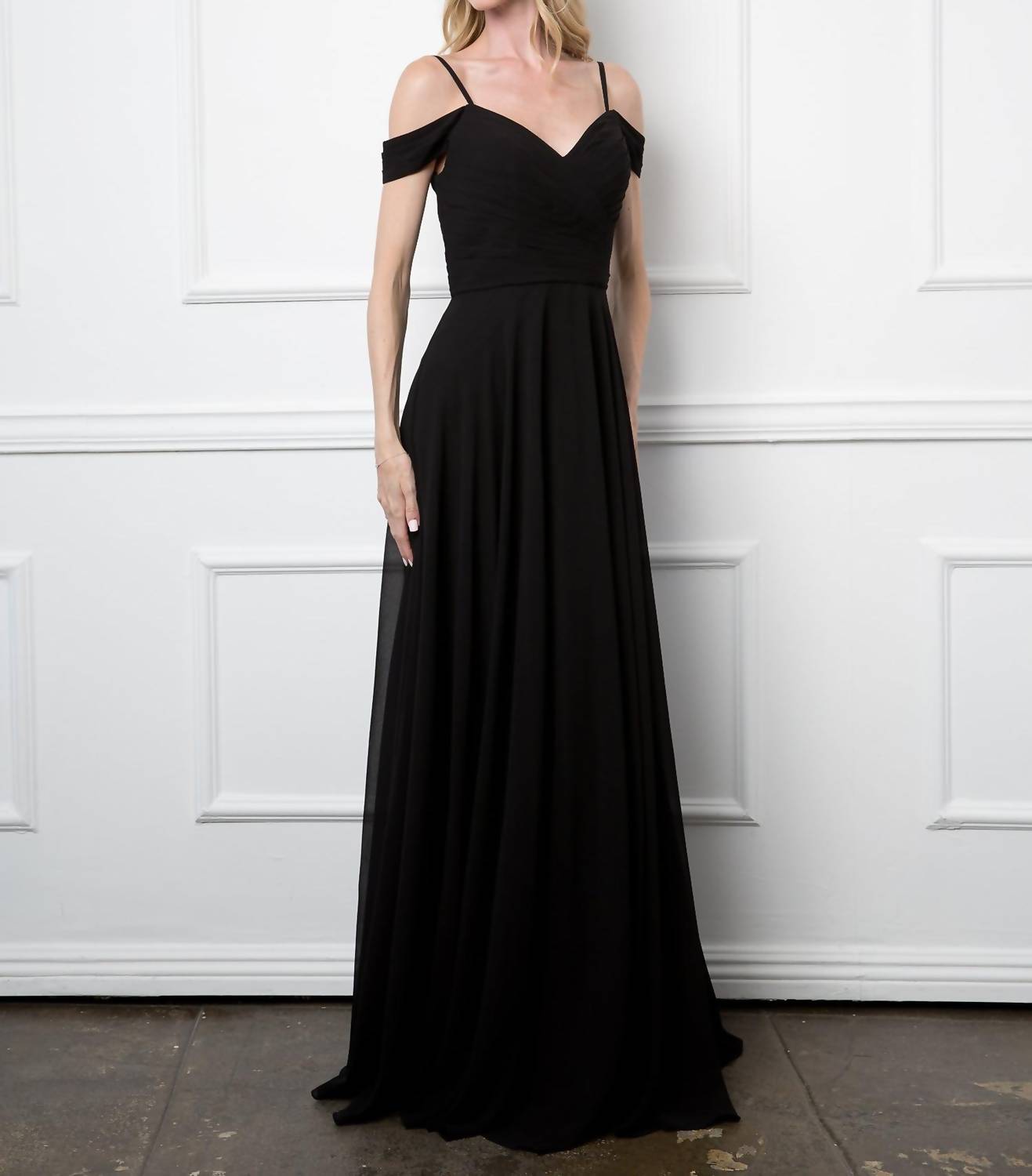 Off Shoulder Maxi Dress