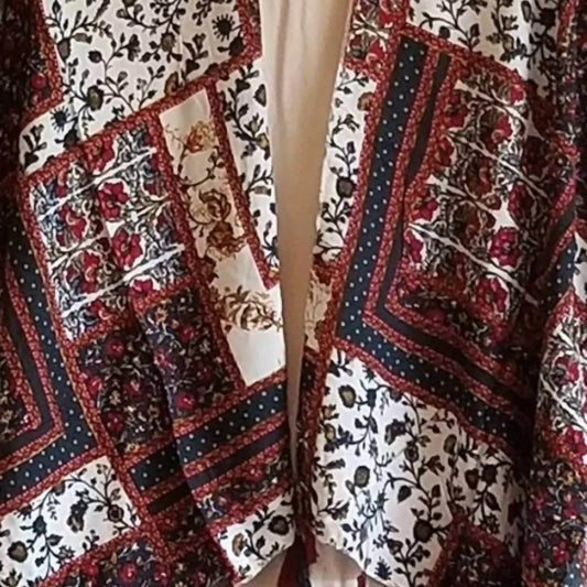 Urban Mangoz - Women's Print Kimono with Tassels - Rack Hunt