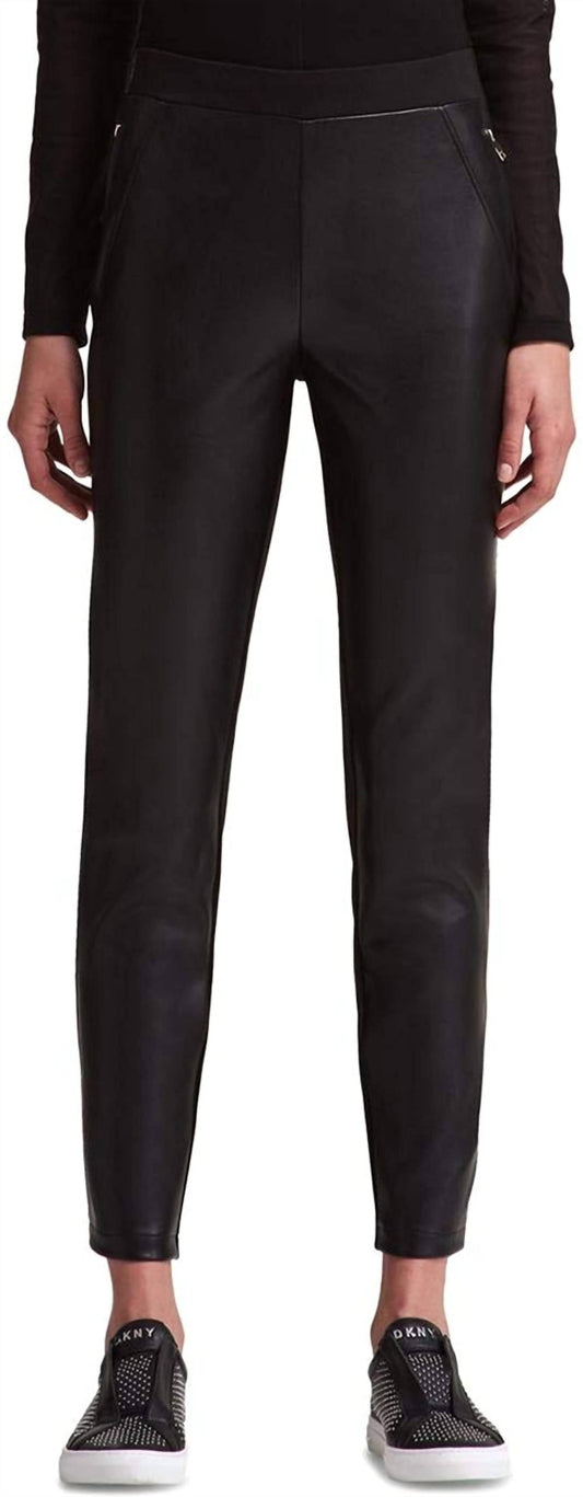 Women's Mixed Media Skinny Pants
