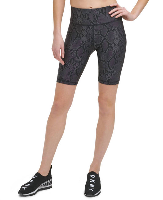 Women's Snake-embossed Bike Shorts