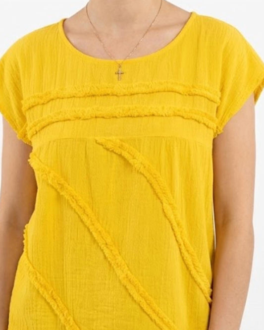 Mora Fringe Top