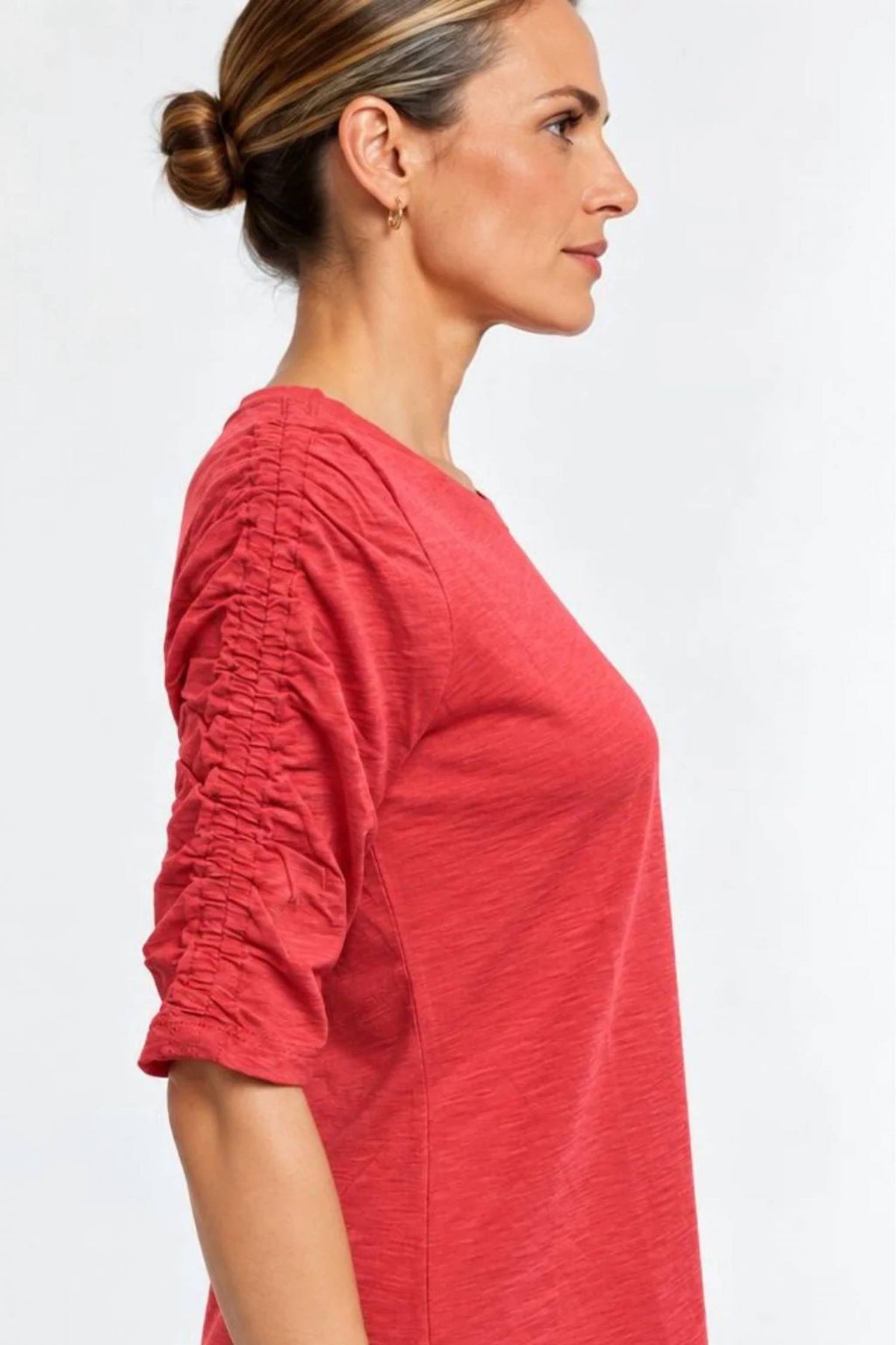 Isla Ruched Sleeve Top