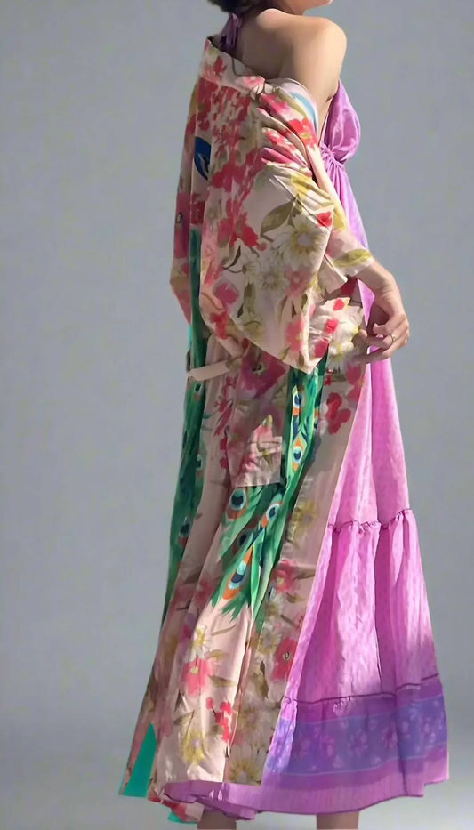 For Love Belle - Peacock Garden Kimono - Rack Hunt