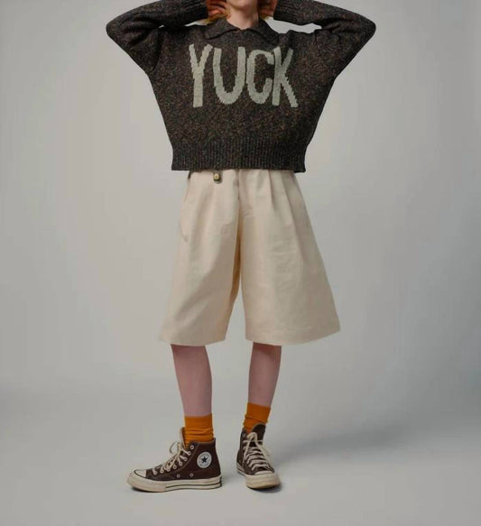 Yuck Collared Sweater