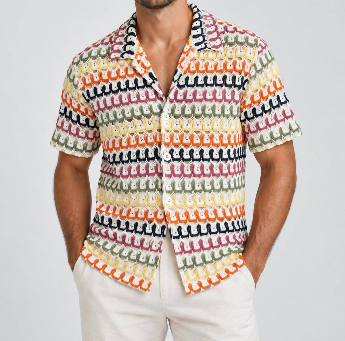 Lantana Short Sleeve Button Up Shirt