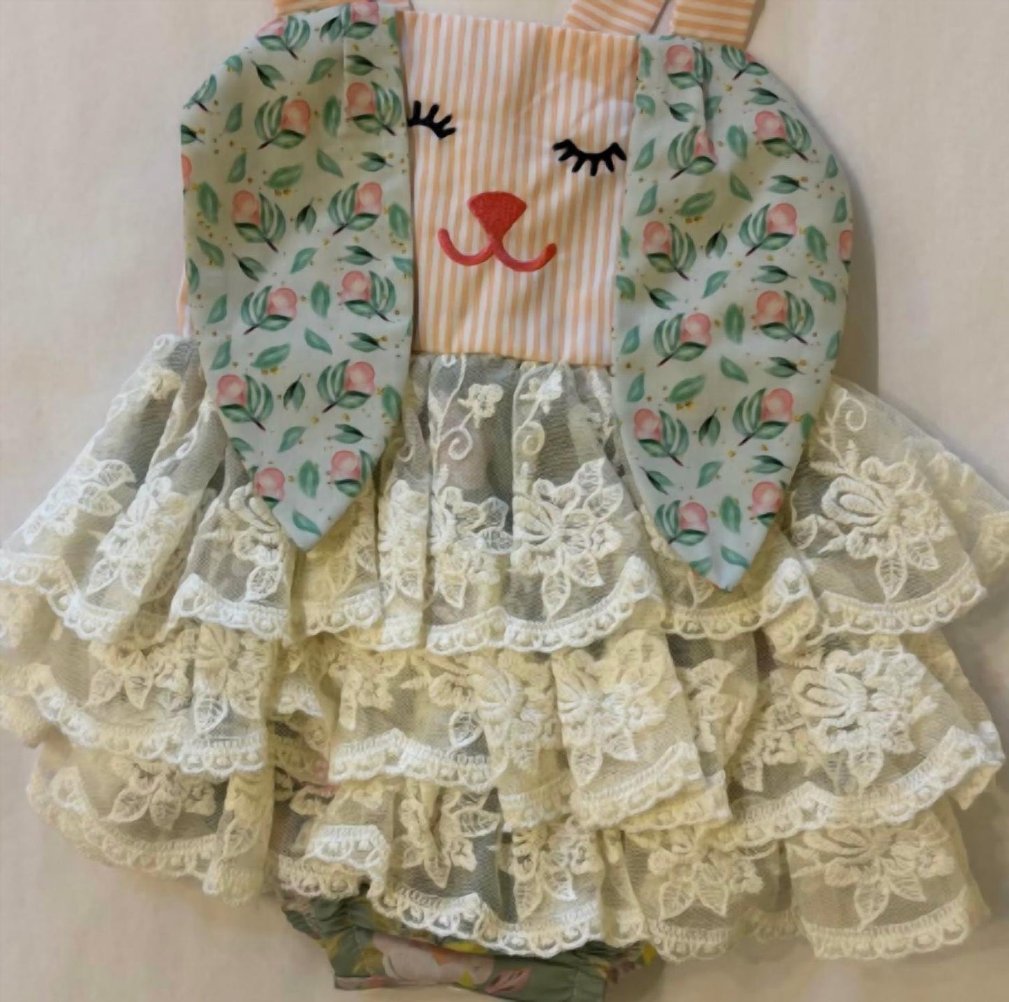 Girl's Wren Bunny Romper