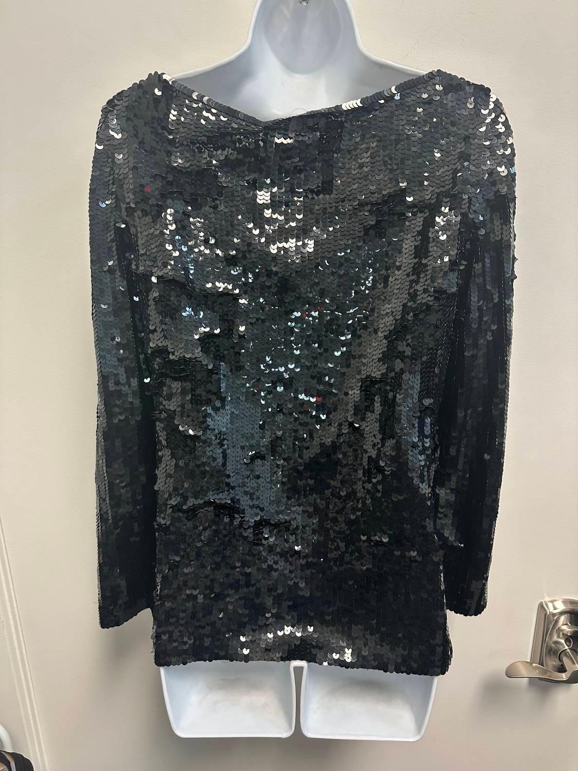 Blumarine - Women's Ricamo A Mano Sequin Long Sleeve Top - Rack Hunt