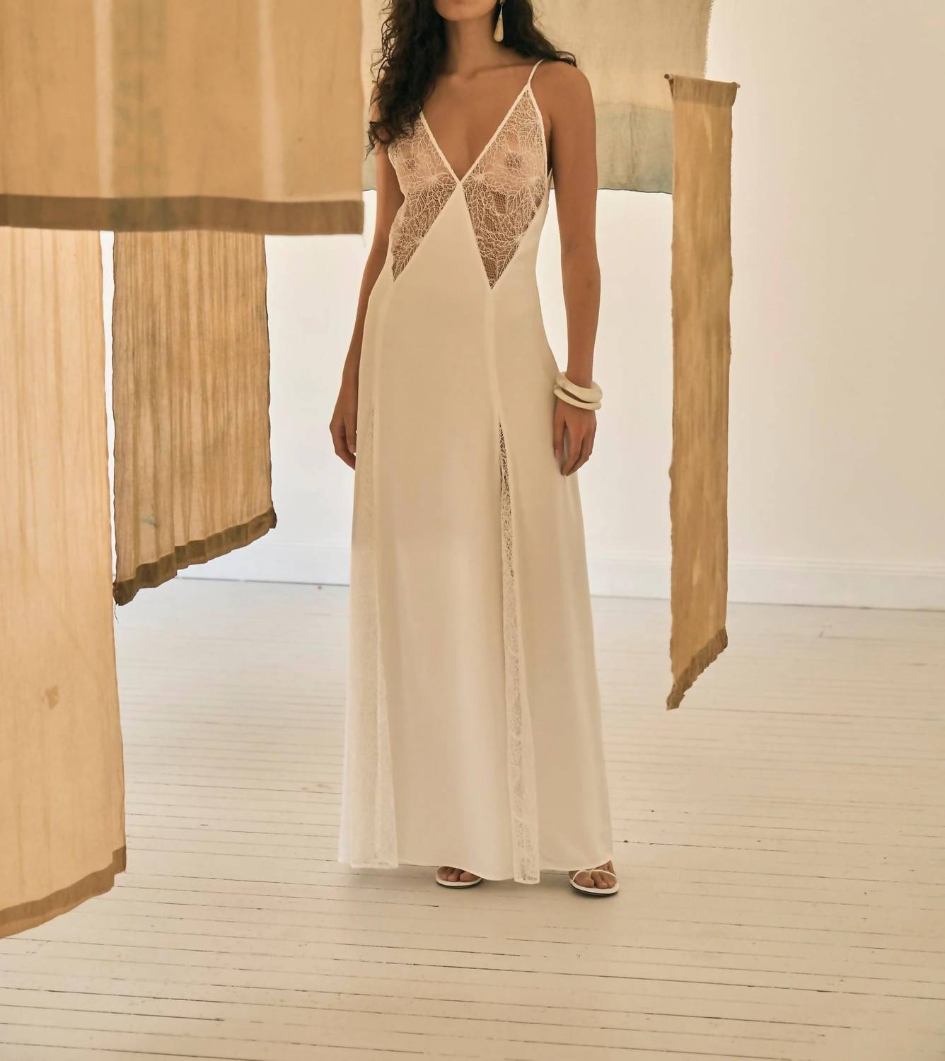 Inhale Panel Slip Dress