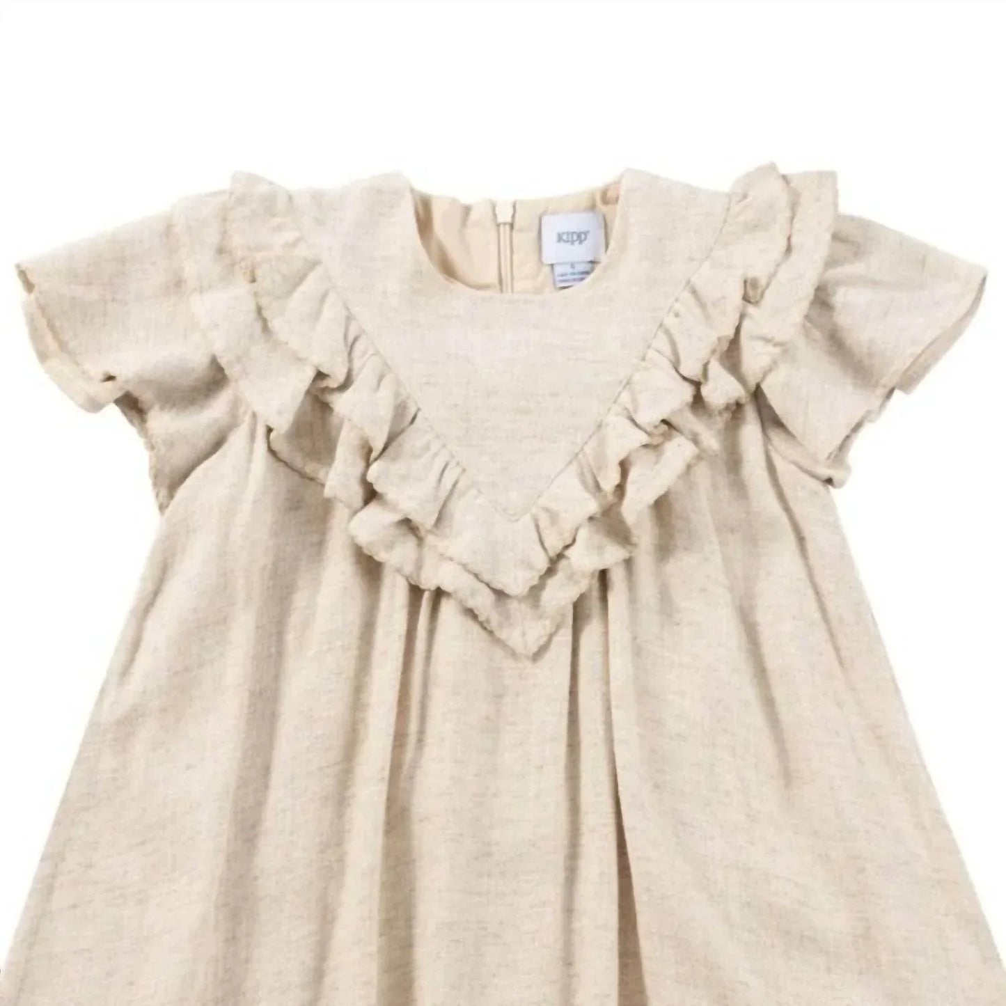 Kipp - Girl's Linen Ruffle Dress - Rack Hunt