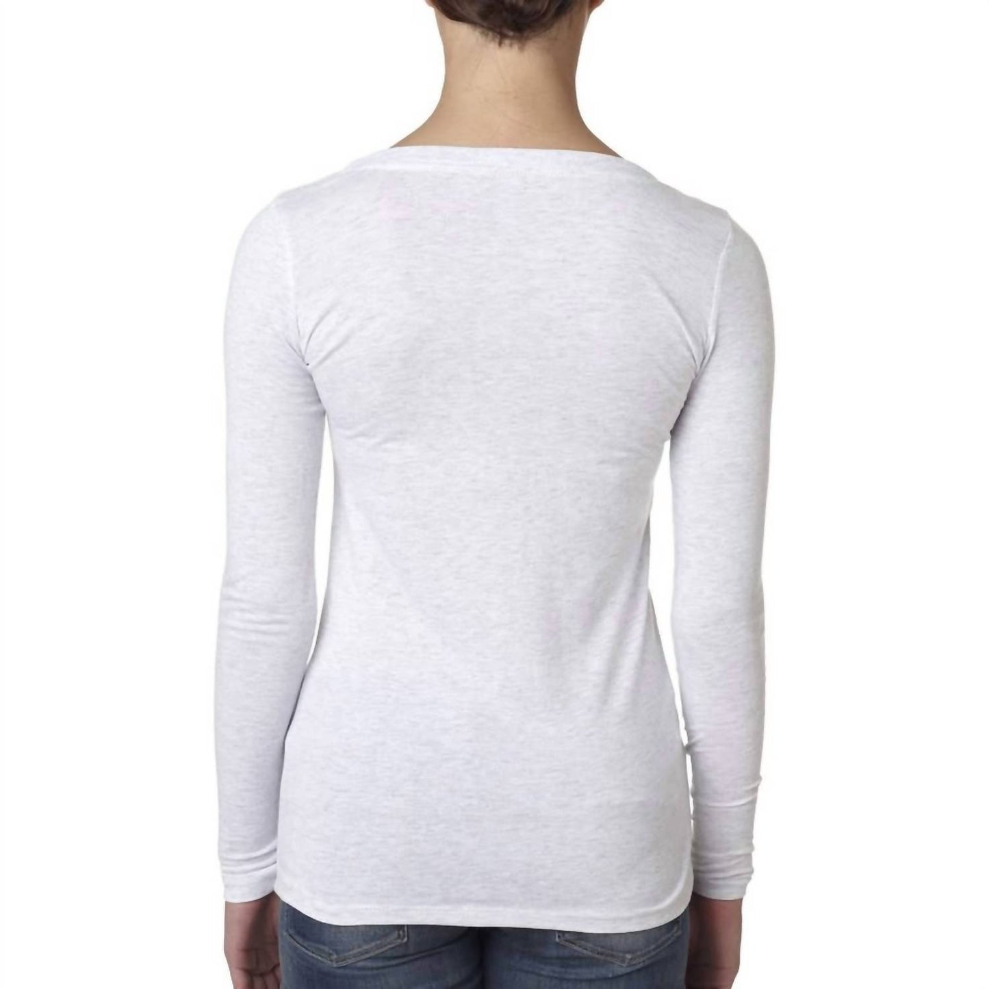 Womens Elephant Spirit Long Sleeve Scoop Neck Tee