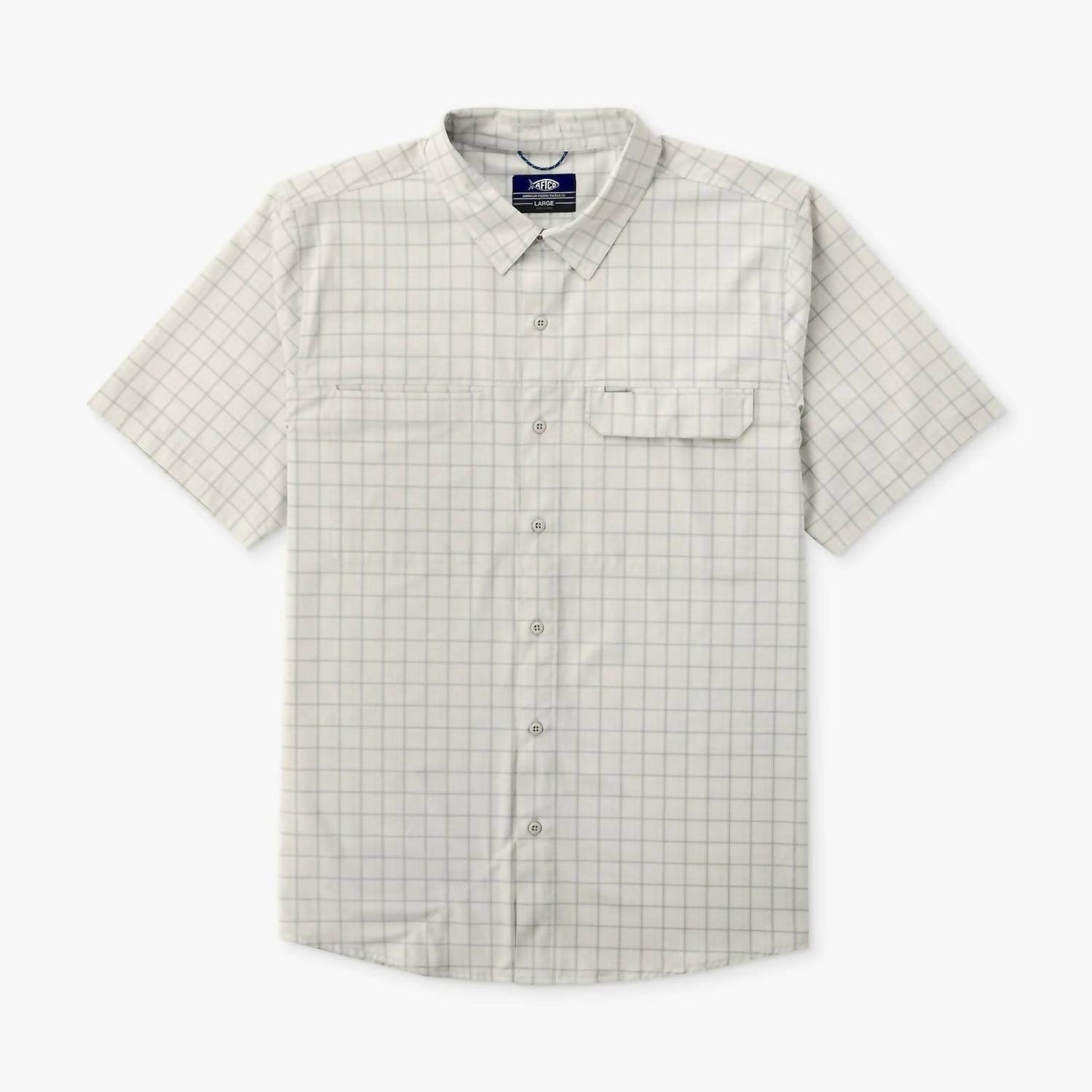 AFTCO - Air-o Mesh Printed Short Sleeve Button Down Shirt - Rack Hunt -