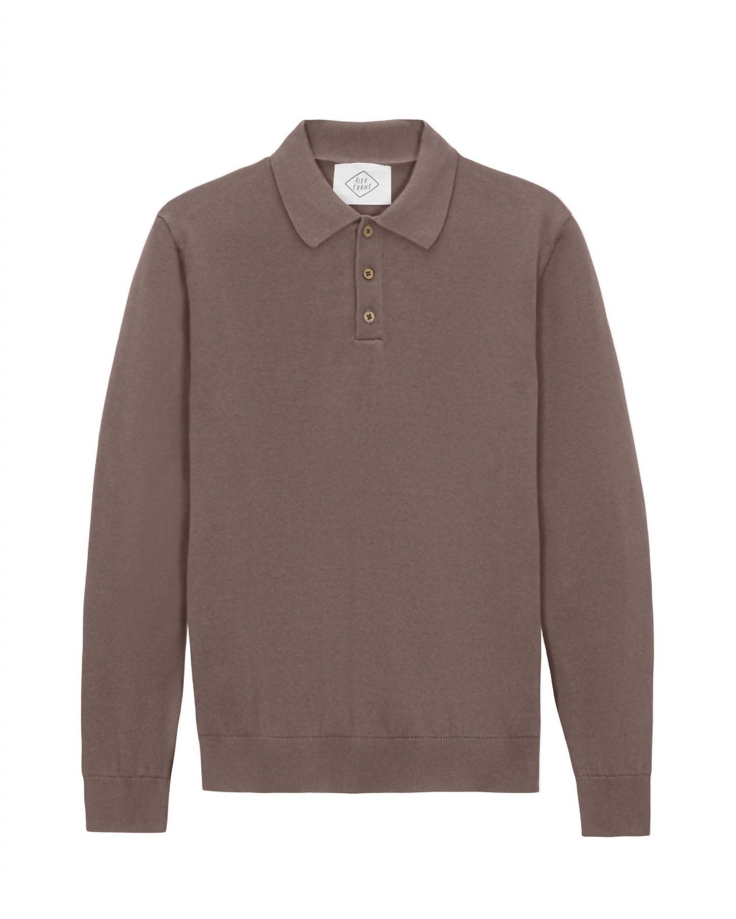 Feather Long Sleeve Polo