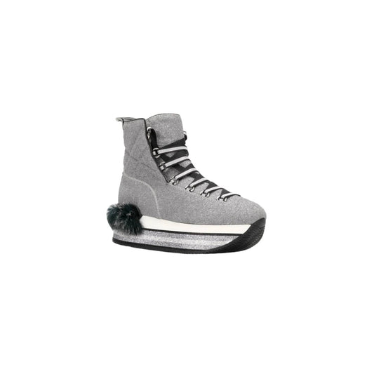 Women's Maxi Rabbit Fur Ankle Boots