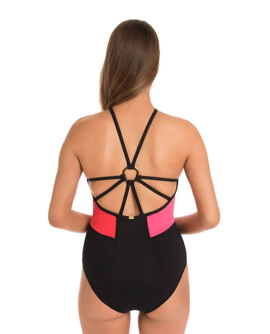 Amoressa - High Neck One Piece Swimsuit - Rack Hunt