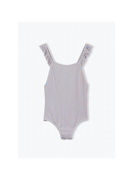 Arsène et les Pipelettes - Girls Striped Swimsuit - Rack Hunt -