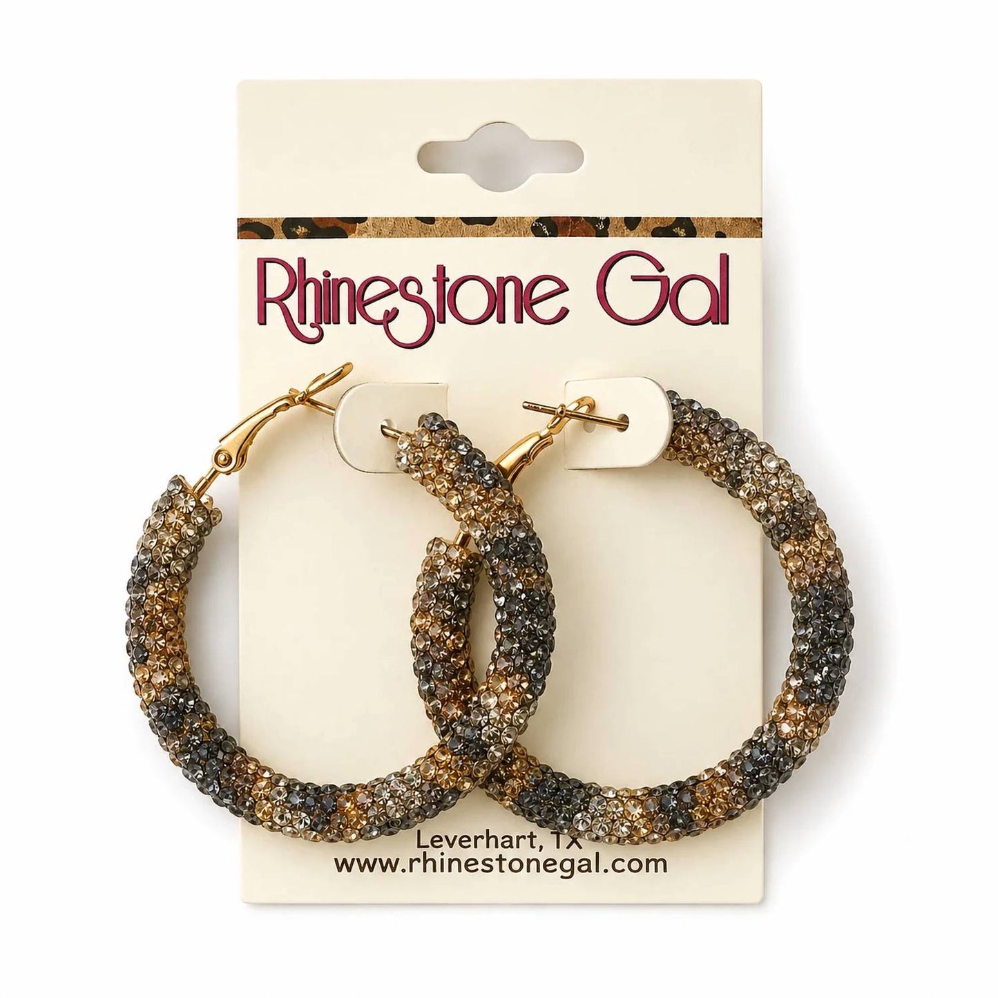 Women's Bling Hoop Earrings