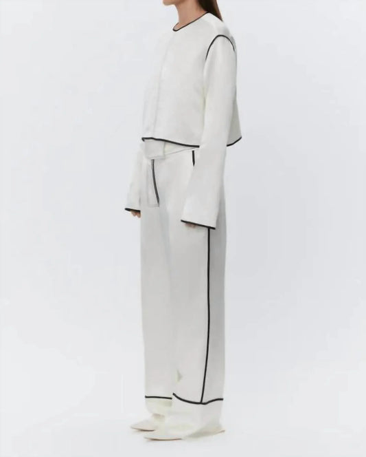 DAY Birger - Gianna High Shine Piped Pant - Rack Hunt