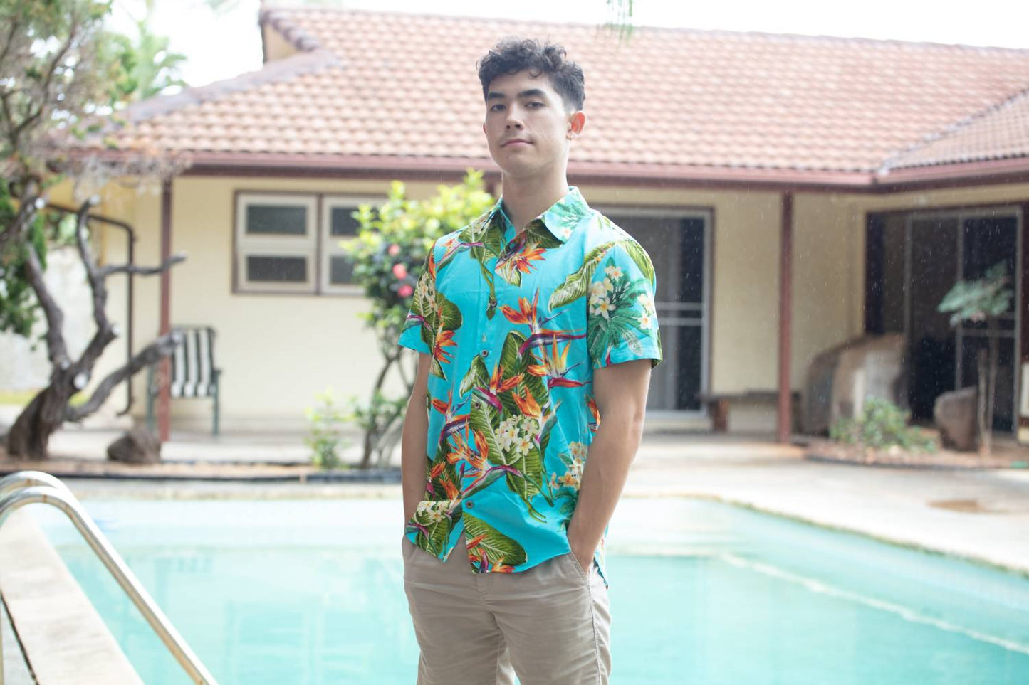 Birds Of Paradise Short Sleeve "kalani" Aloha Shirt